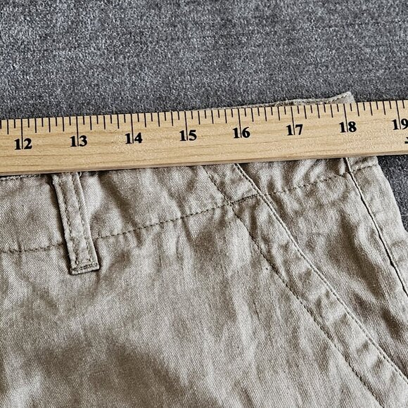 Linea Pants Mens 36R Beige Linen Pockets Classic Drawstrings Minimalist Preppy - Picture 5 of 15